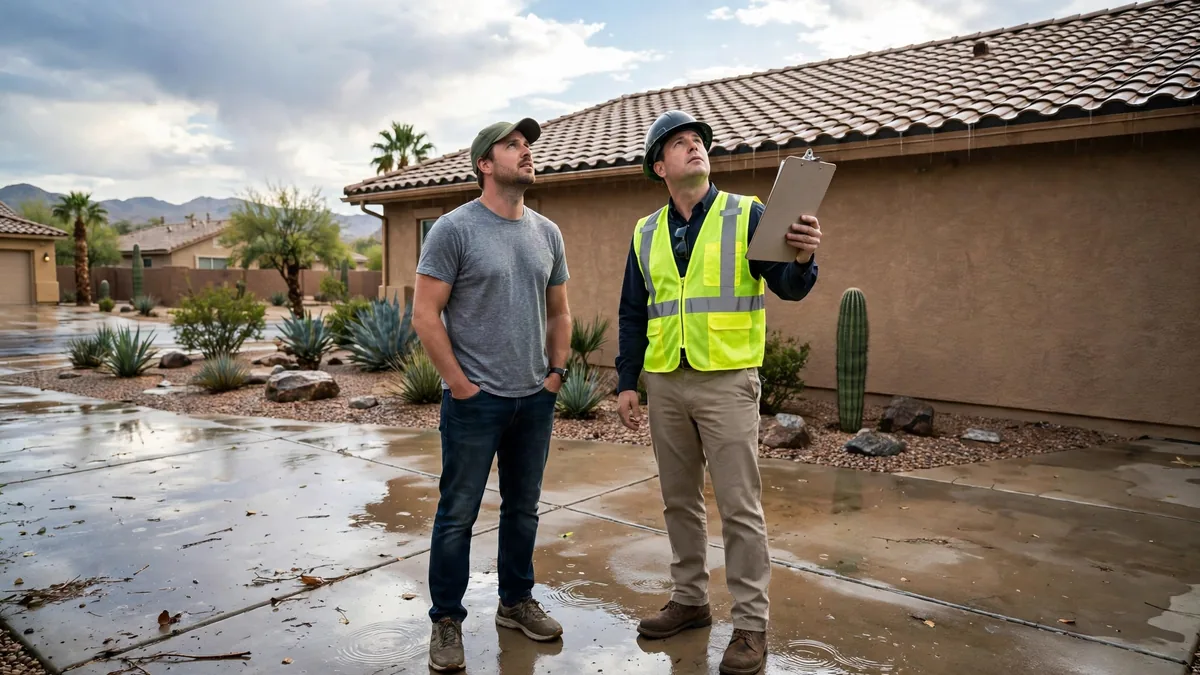 Does Insurance Cover Monsoon Roof Damage in Arizona?