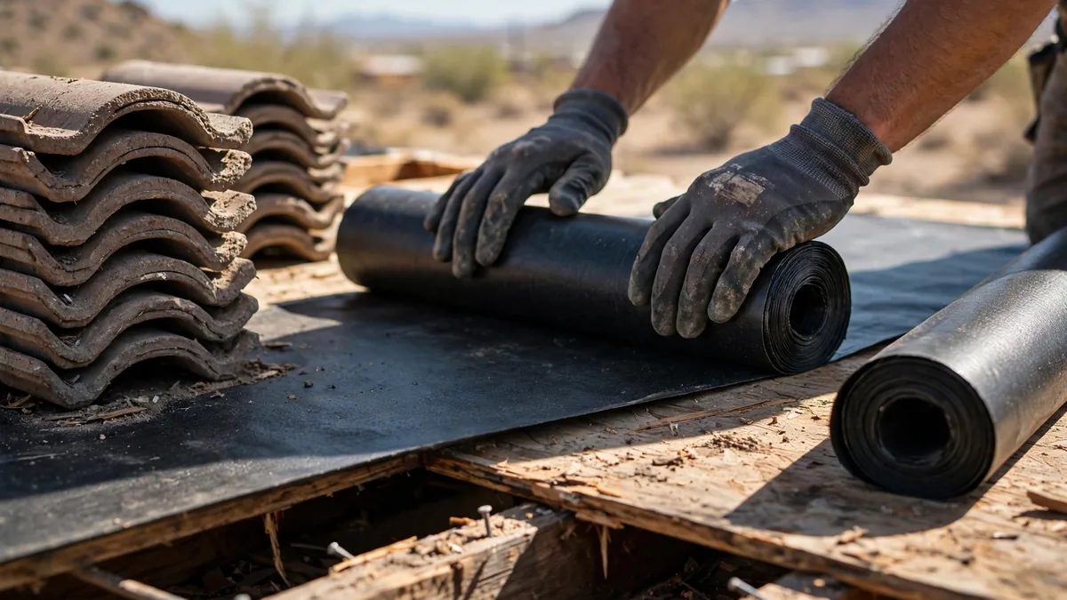 Tile Roof Underlayment Replacement Cost: Materials Compared